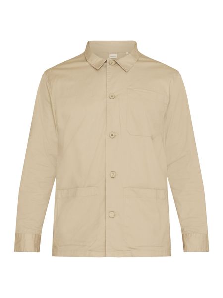 Overshirt aus Bio-Baumwoll-Twill | Beige "chuck twill overshirt light feather gray", Knowledge Cotton Apparel, Foto 5