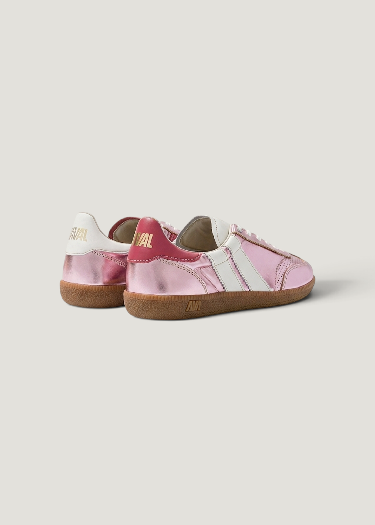 Baskets en cuir certifié | rose brillant "pulse - pink pearl", Caval, photo 4