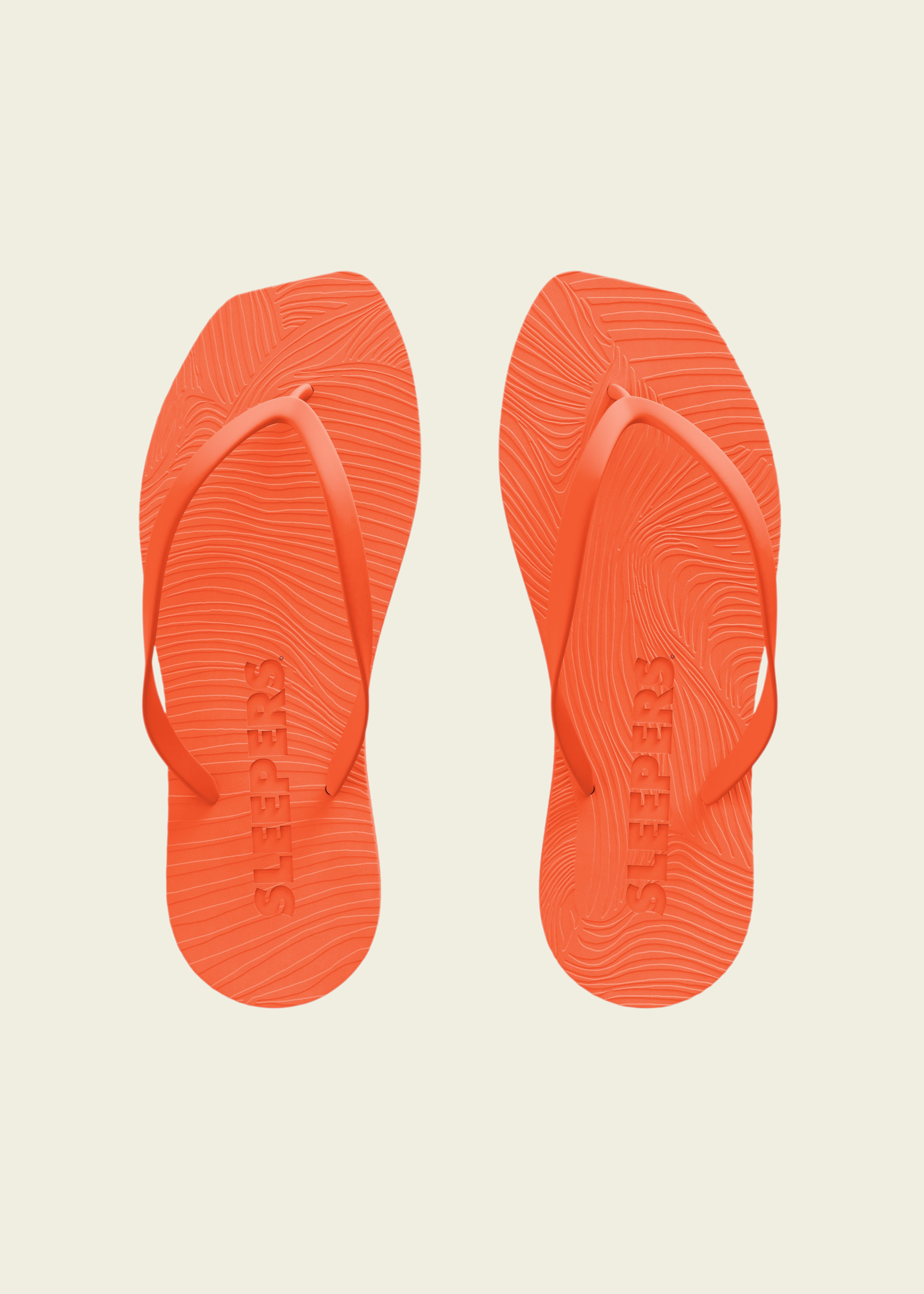 Zehentrenner aus Naturkautschuk | Orange "Tapered orange", Sleepers, Foto 1