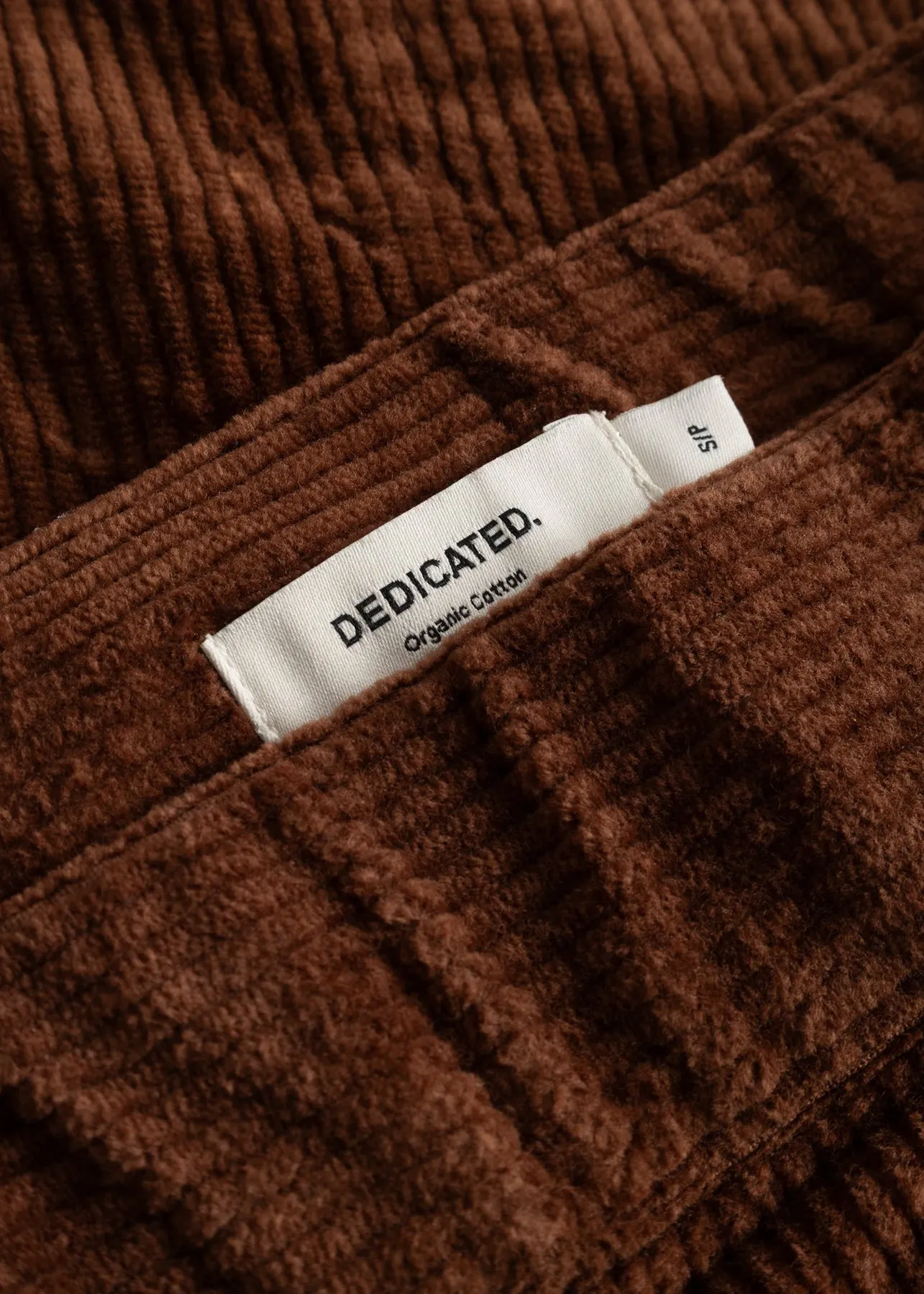  Jupe en velours côtelé en coton bio | marron "Skirt majorna corduroy cappuccino brown", Dedicated, photo 5