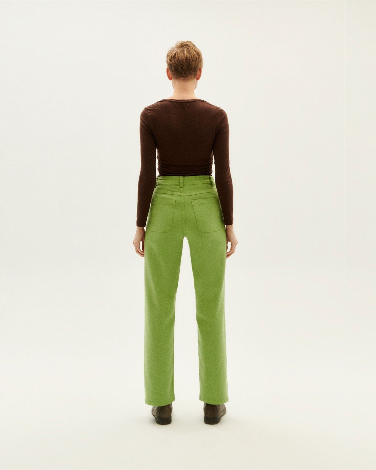 Jeans mit geradem Schnitt aus Bio-Baumwolle | Grün "theresa pants", Thinking Mu, Foto 4