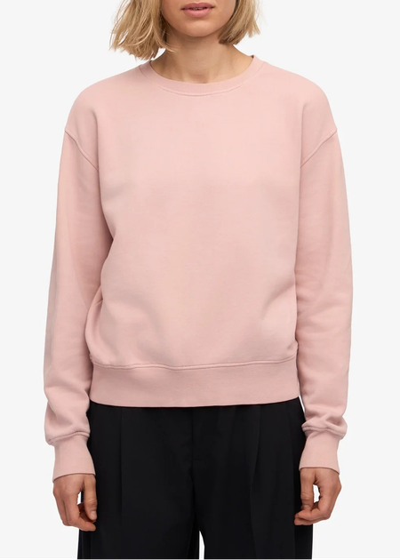 Sweat en coton bio | rose "faded pink"