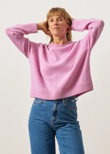 Pull oversize raglan en laine mérinos recyclée, WeDressFair