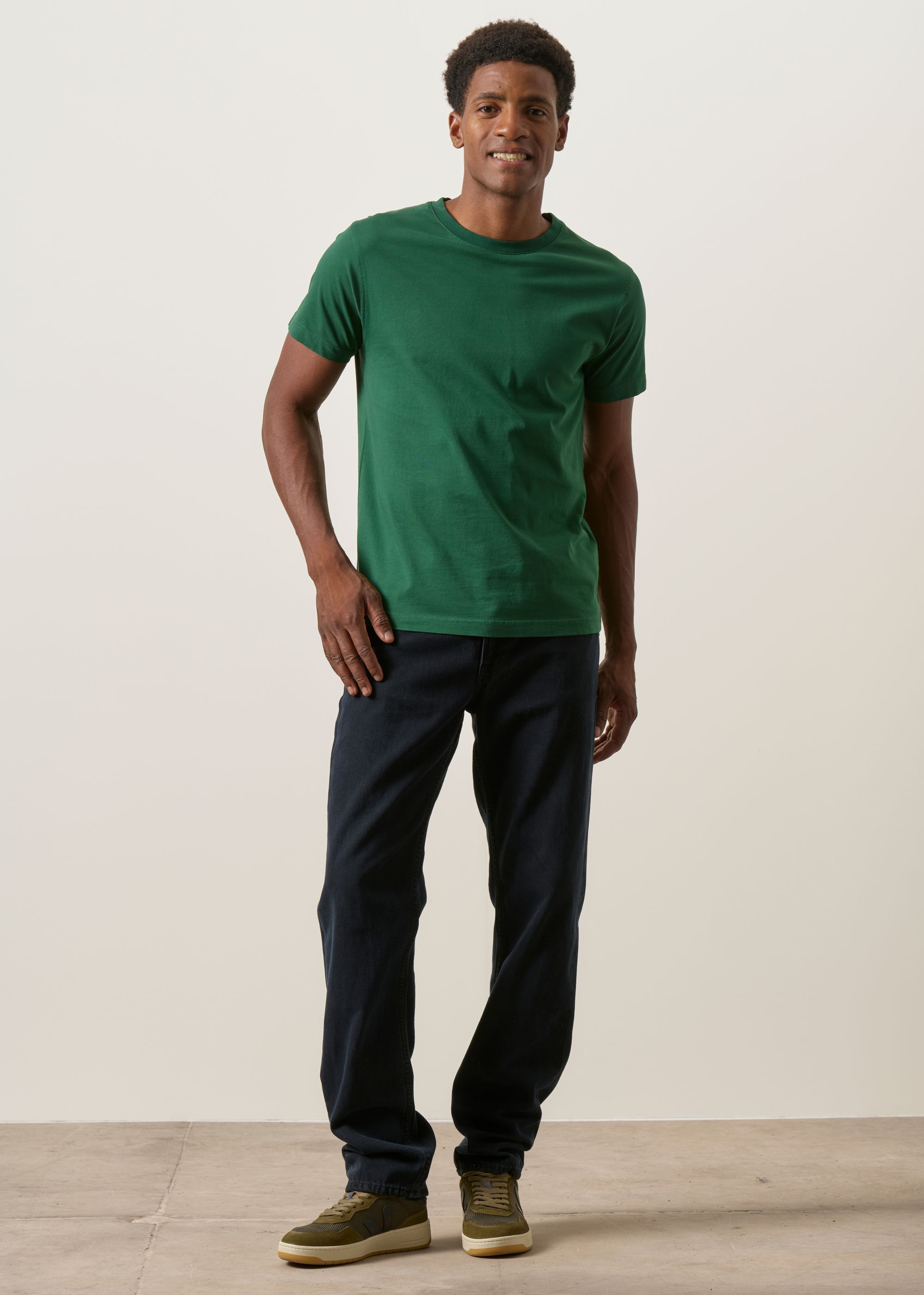 Jean droit en coton bio | noir "gritty jackson black forest", Nudie Jeans, photo 3