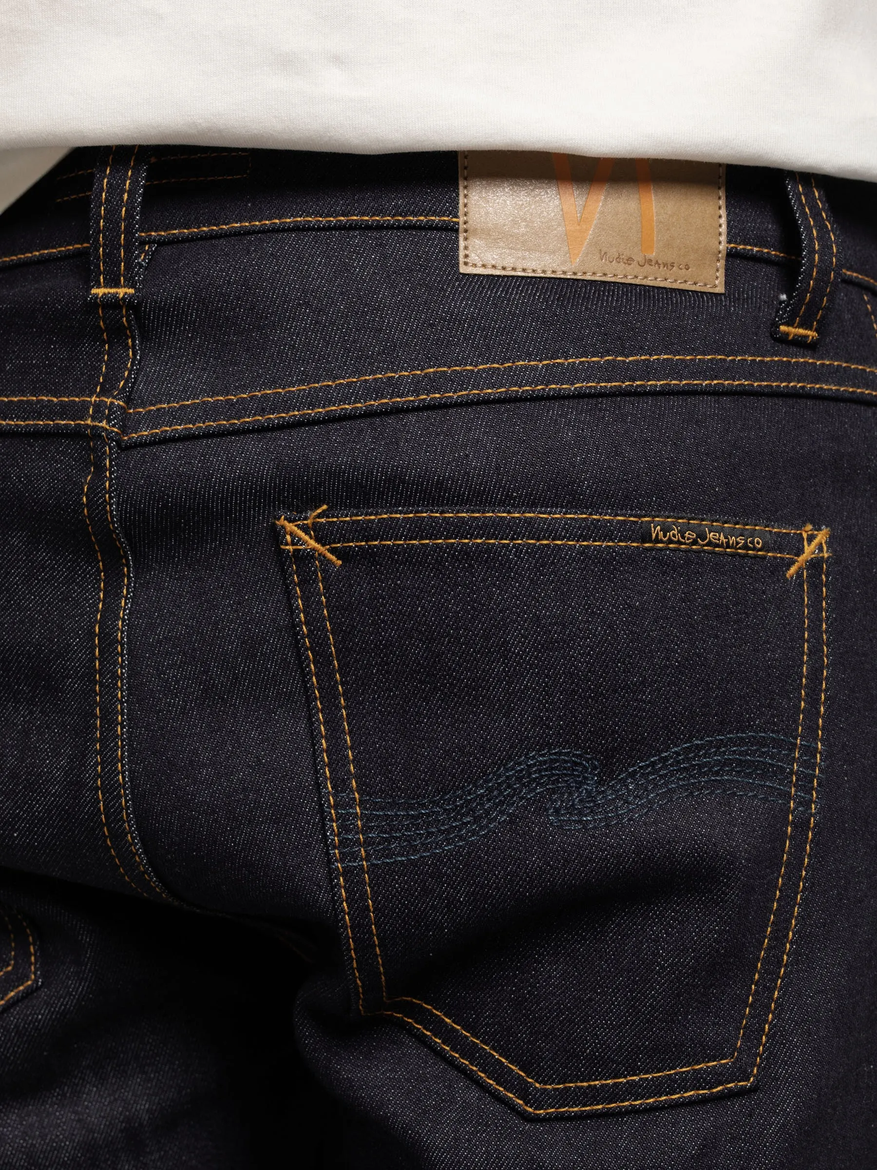 Jean slim indigo brut en coton bio - lean dean dry indigofera, Nudie Jeans, photo 2