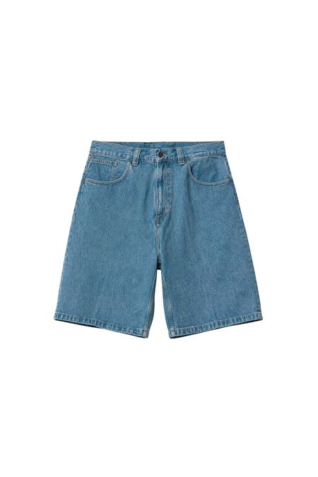 Short denim en coton bio | bleu "nowhere denim short", NWHR, photo 4