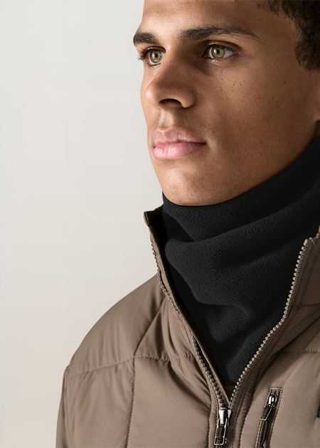 Cache-cou en matière recyclée | noir "micro d gaiter black" - Patagonia