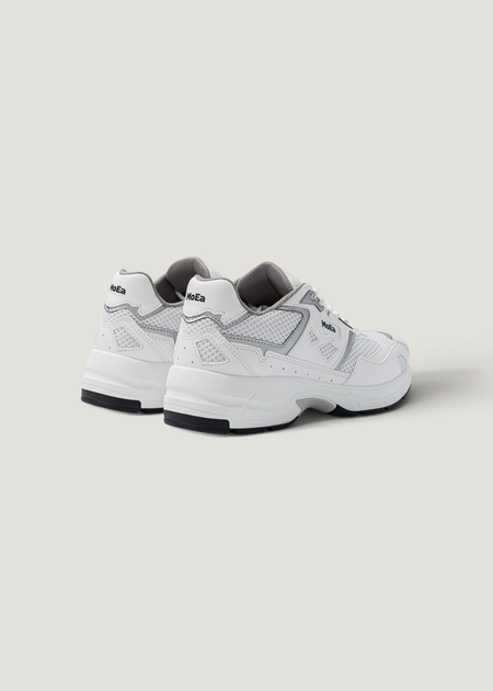Vegane Sneaker | Weiß und Grau "gen8 - corn white & silver", Moea, Foto 4
