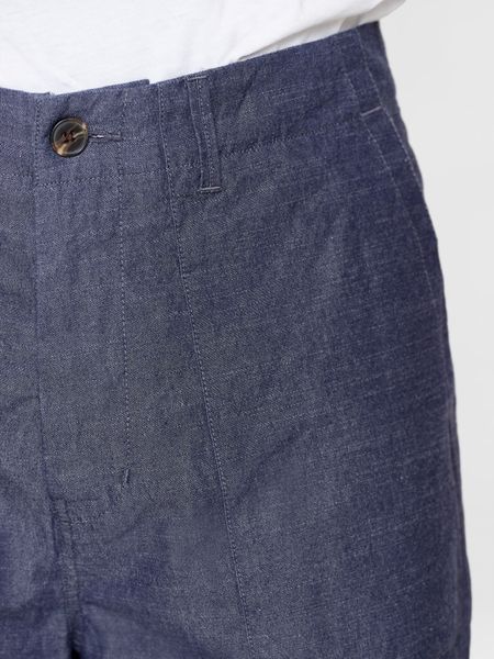 Pantalon léger ample en coton bio | bleu denim "flint wide slub yarn pants night sky", Knowledge Cotton Apparel, photo 4