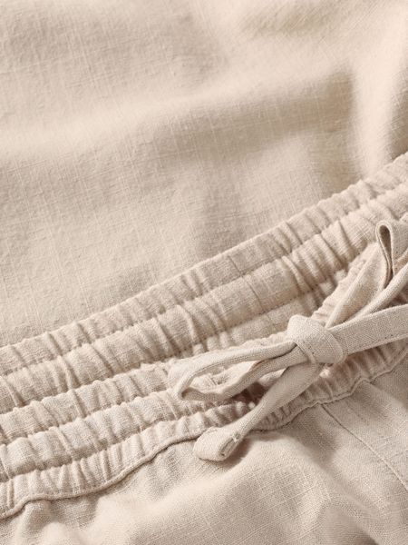 Short en mélange lyocell et lin | beige "Fig linen-mix shorts light feather gray", Knowledge Cotton Apparel, photo 4