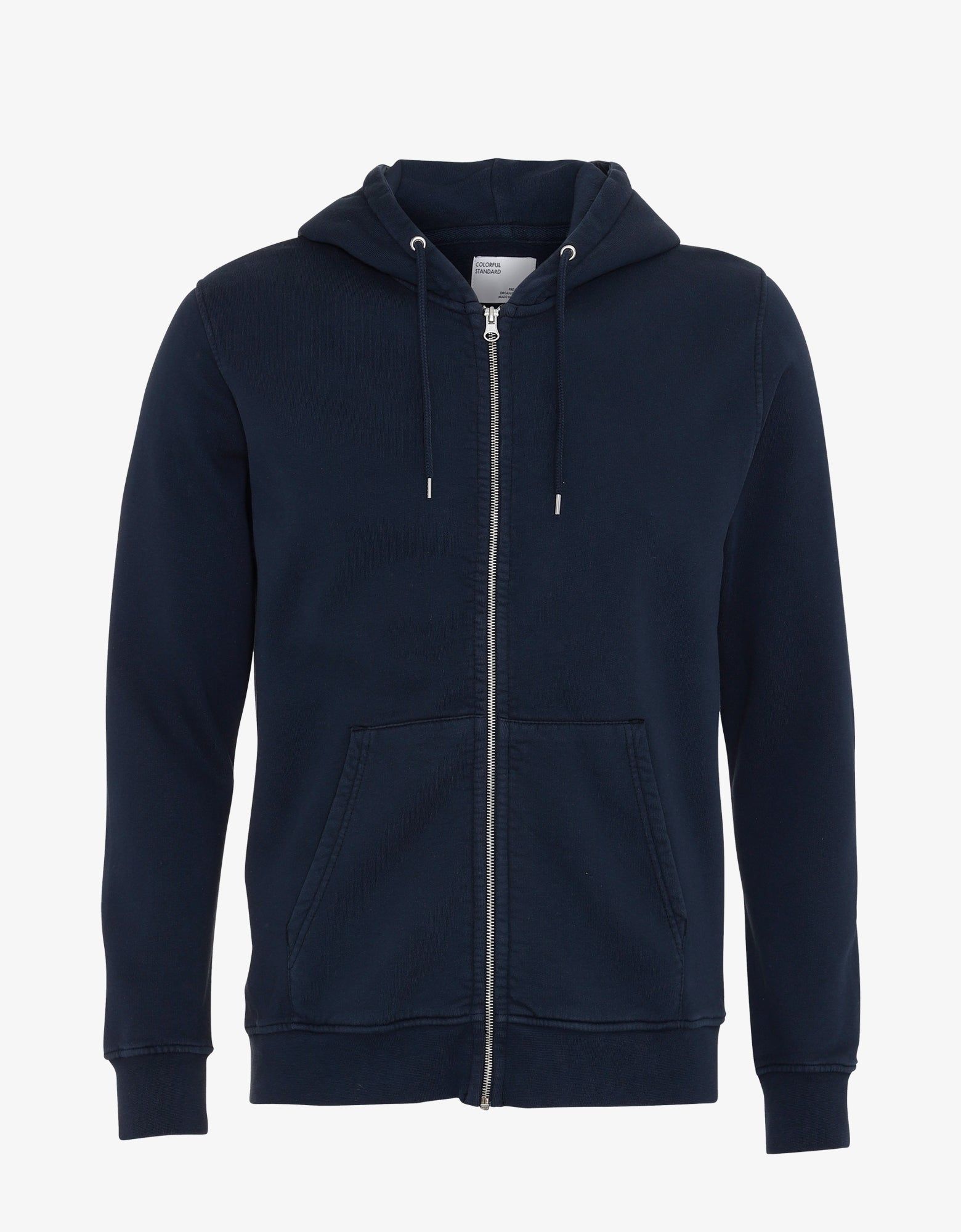 Sweat à capuche zippé en coton bio | marine "navy blue", Colorful Standard, photo 4