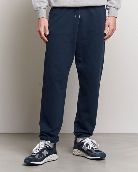Jogging en coton bio | marine "navy blue"