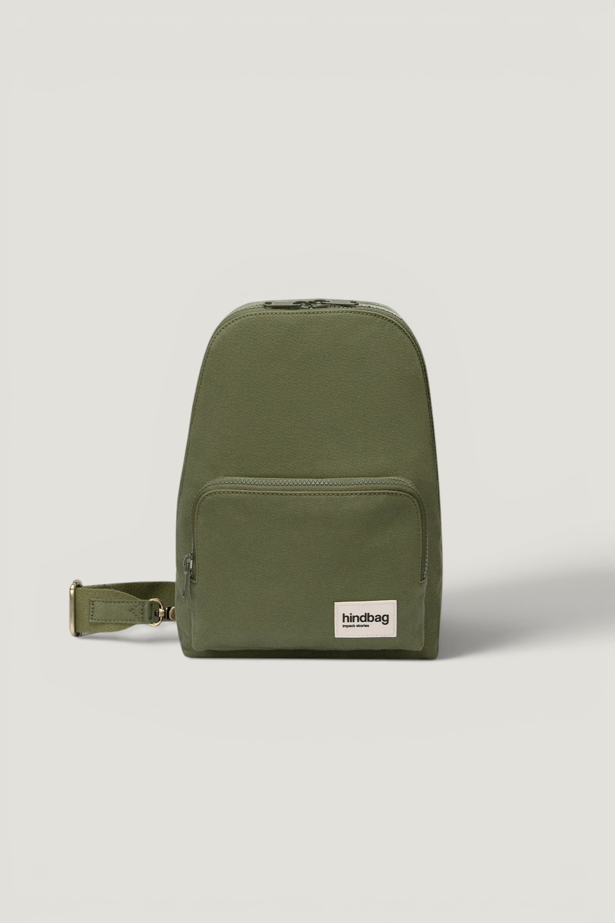 Sac bandoulière Sling bag en coton bio | olive "felix olive" - olive, Hindbag, photo 1