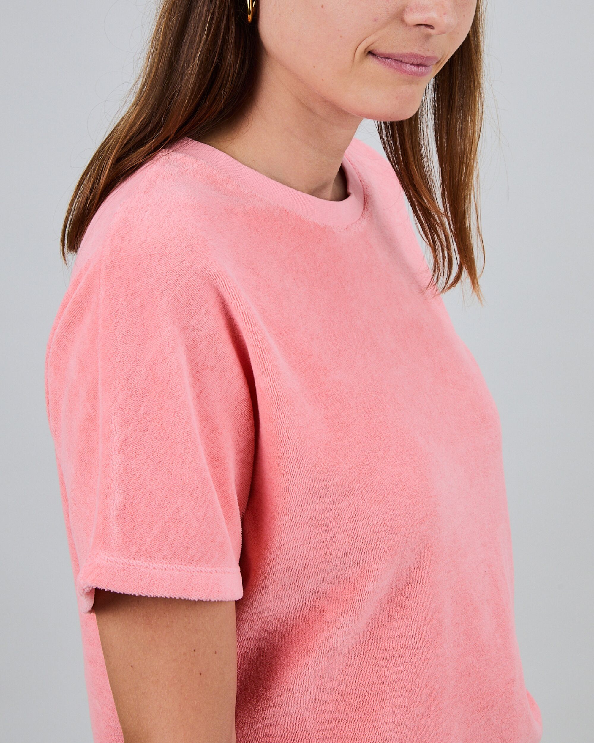T-shirt en coton bio | pêche "terry oversize tee peach", Brava Fabrics, photo 2