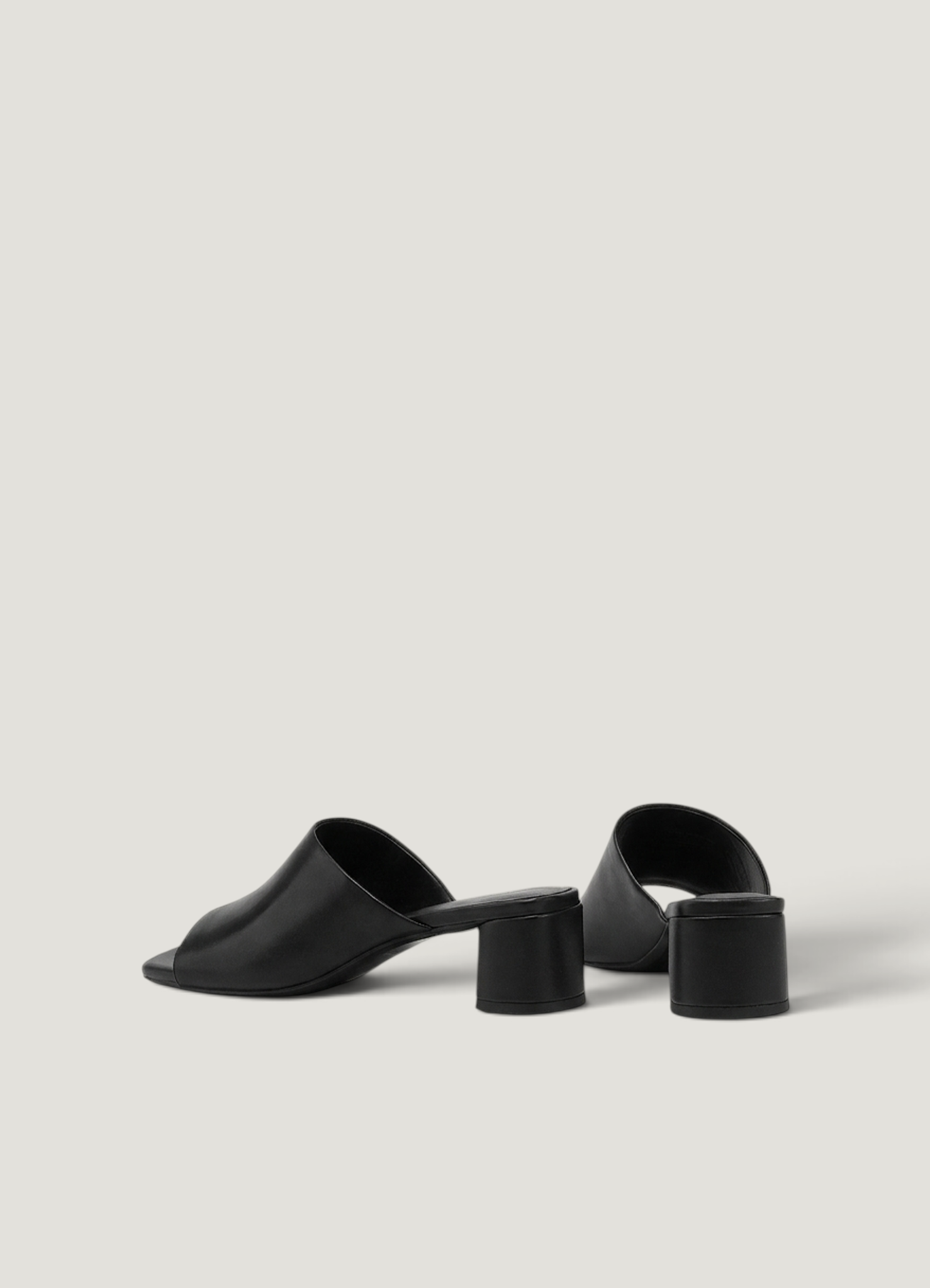 Mules mit Absatz aus Leder | Schwarz "Piper - black", Vagabond, Foto 3