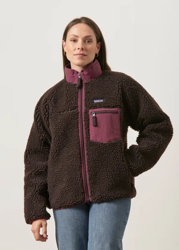 Veste polaire en matières recyclées | bordeaux "classic retro-x jkt - dnbr", Patagonia