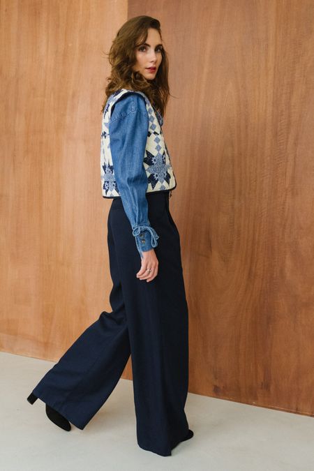 Gilet Bleu KANABEACH BIOLOGIK - Taille M - Neuf Avec étiquettes - Coton Confortable
