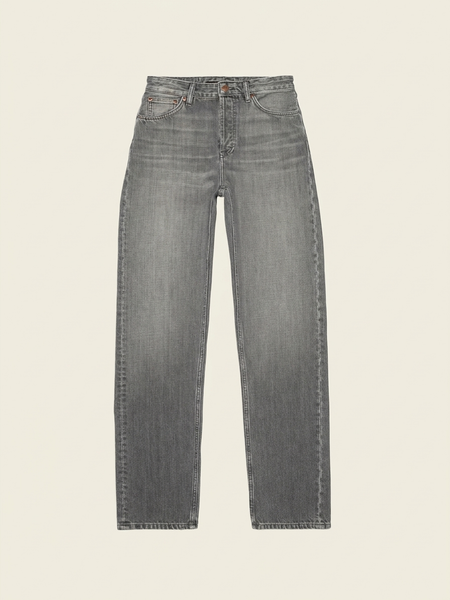 Gerade Jeans aus Bio-Baumwolle | Grau "lofty lo - foggy-grey", Nudie Jeans, Foto 3