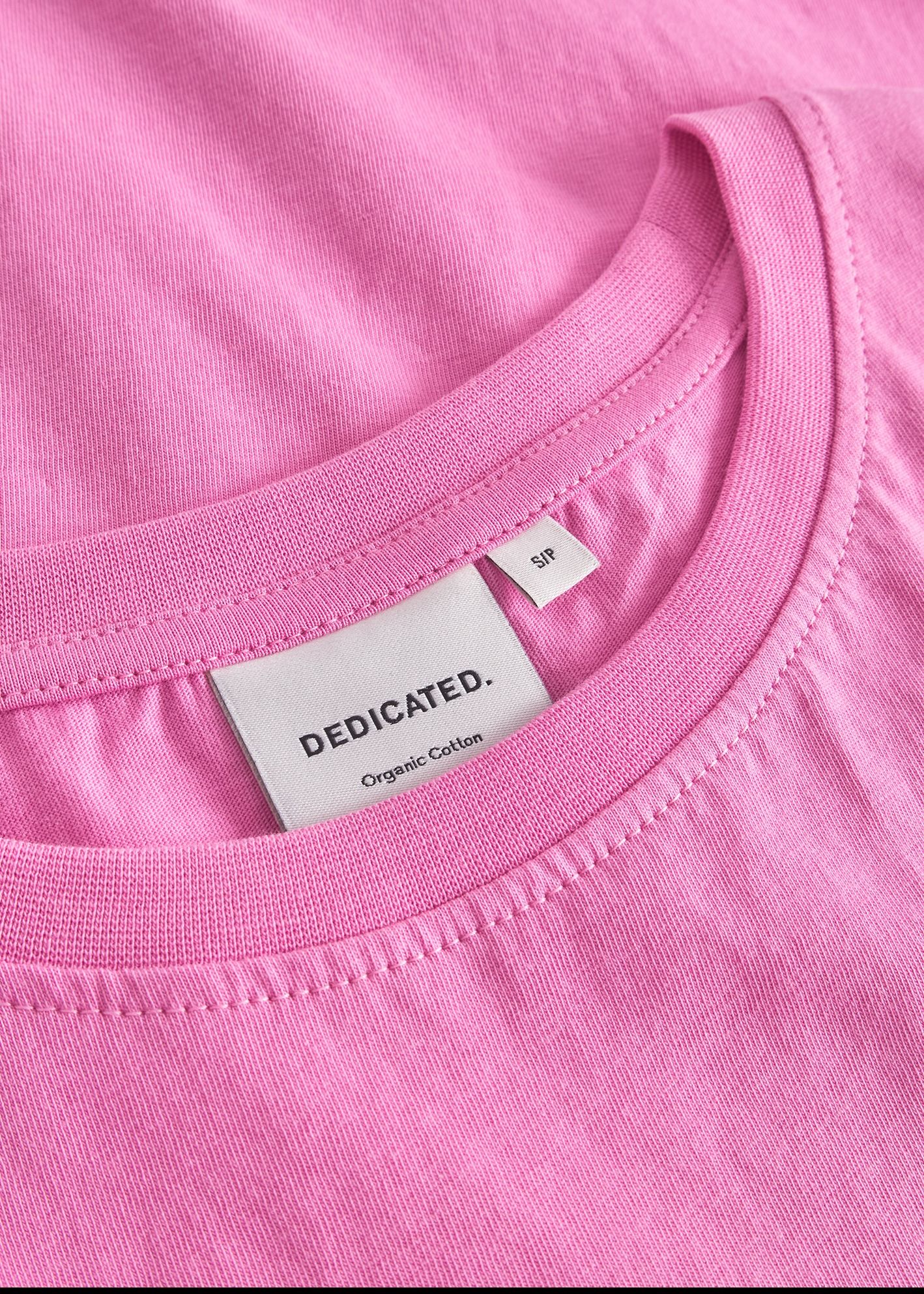 T-shirt brodé en coton bio | rose "t-shirt visby sea shells emb moonlite pink - moonlite mauve", Dedicated, photo 4