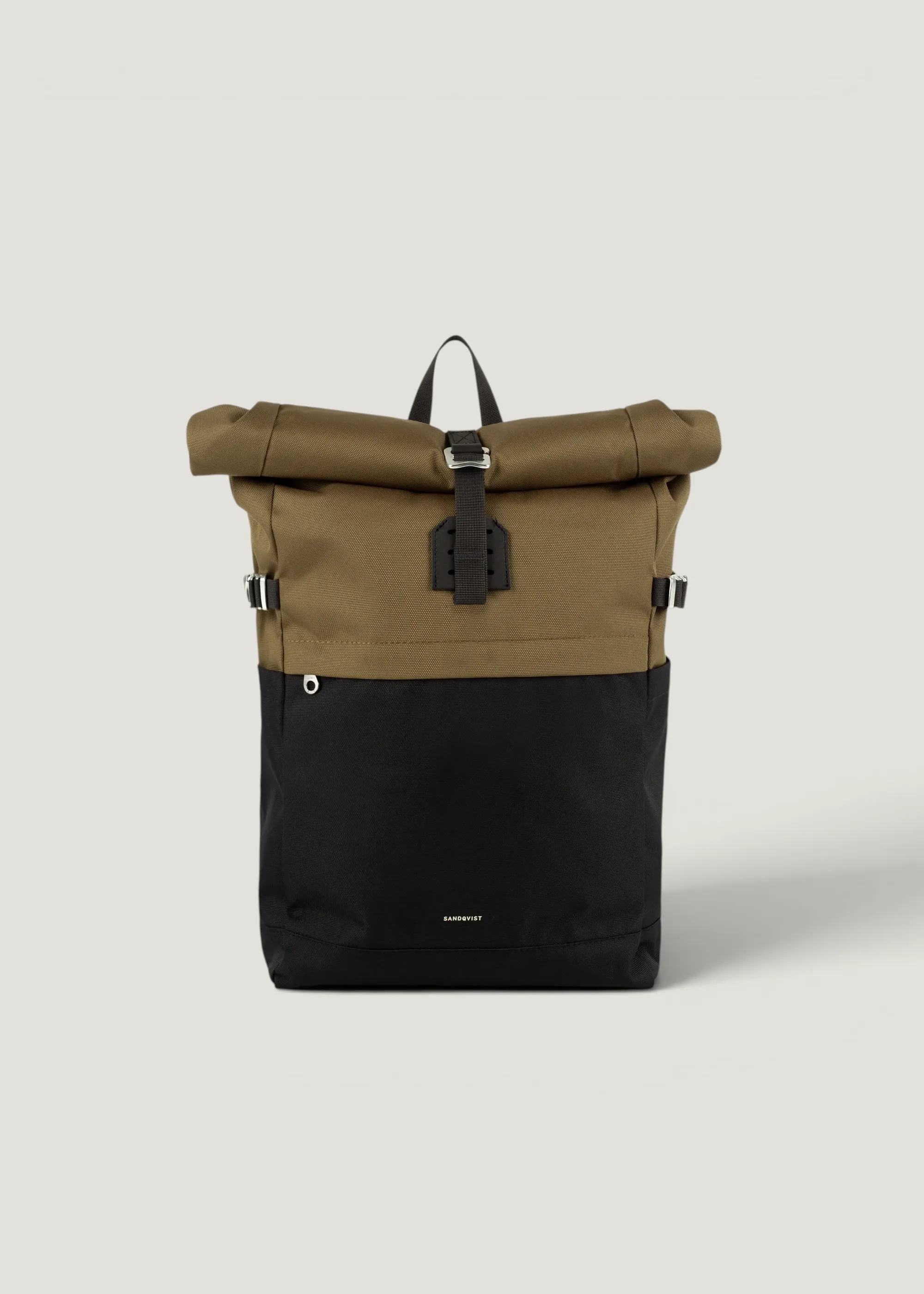 Sac à dos 23l en matière recyclée | vert "Icon rolltop backpack 14" - multi olive", Sandqvist, photo 1