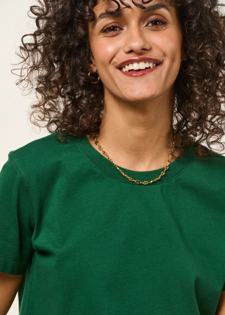 T-shirt en coton bio | vert forêt - WeDressFair