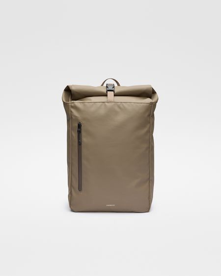 Sac à dos 20l en matière recyclée | beige "Stream rolltop backpack 14" - clay" - Sandqvist