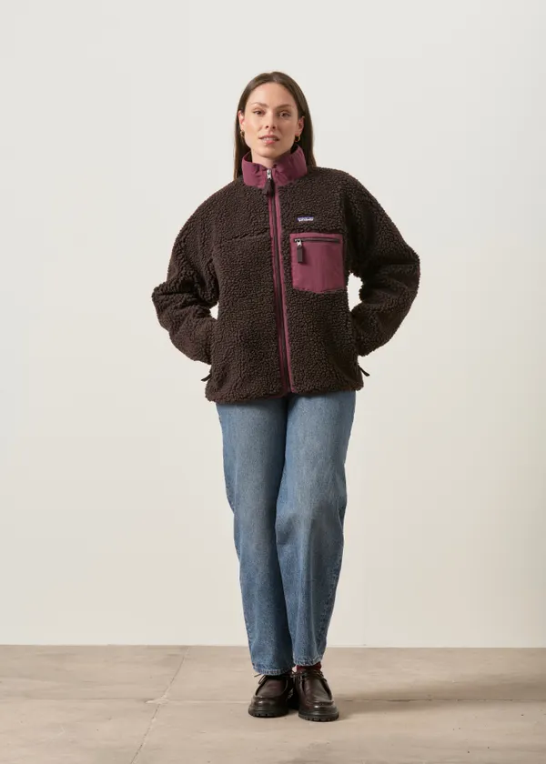 Veste polaire en matières recyclées | bordeaux "classic retro-x jkt - dnbr", Patagonia