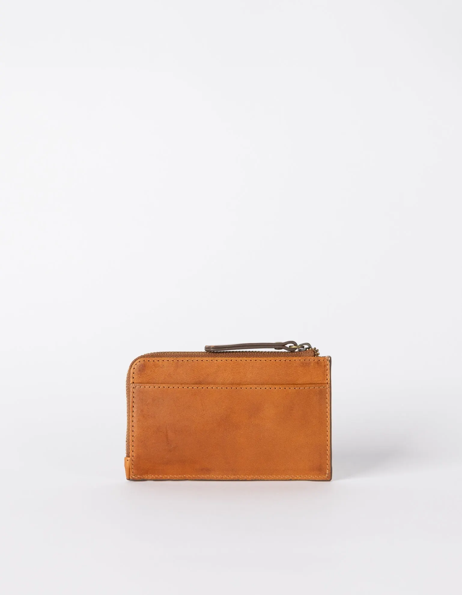 Portefeuille en cuir certifié | cognac "lola - cognac classic leather", O My Bag, photo 2