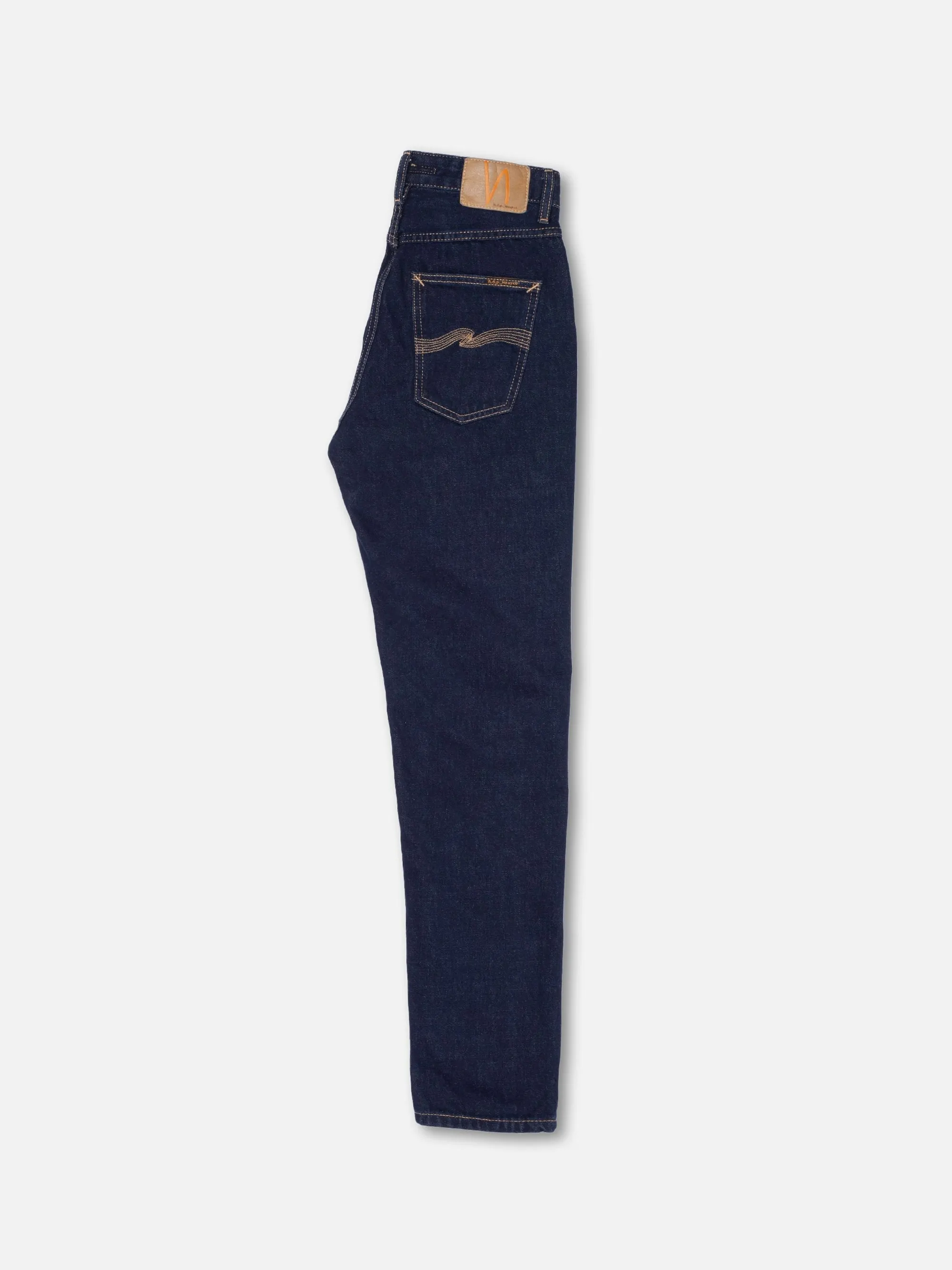 Jean mom en coton bio | brut "breezy britt indigo rinse", Nudie Jeans, photo 4