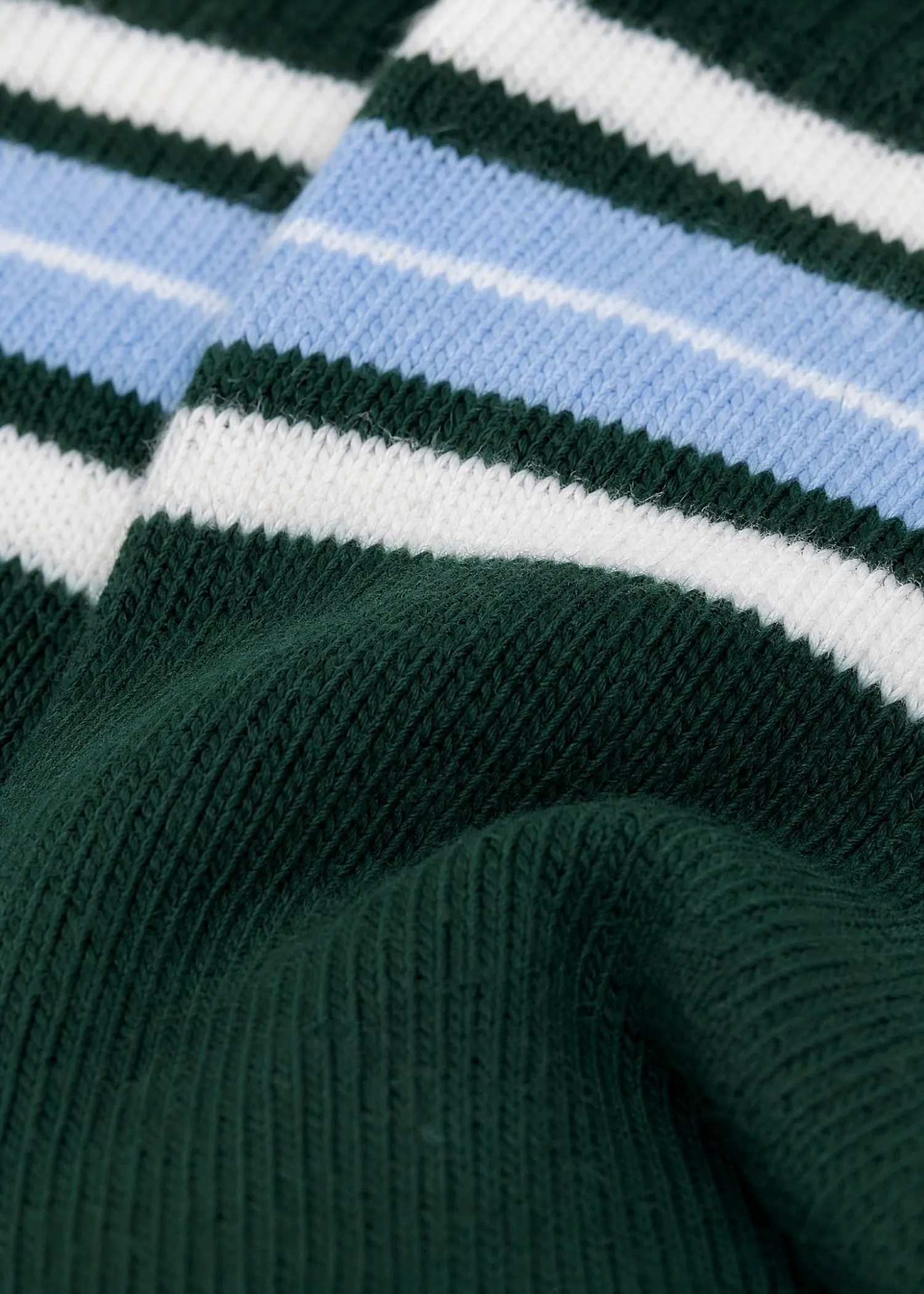 Chaussette en coton bio | rayé vert, WeDressFair, photo 2