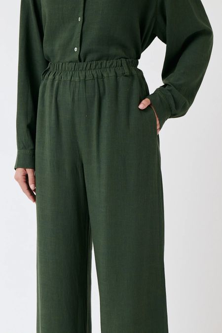 Pantalon en ecovero et lin | vet "Caribbean Pants" - AMT Studio