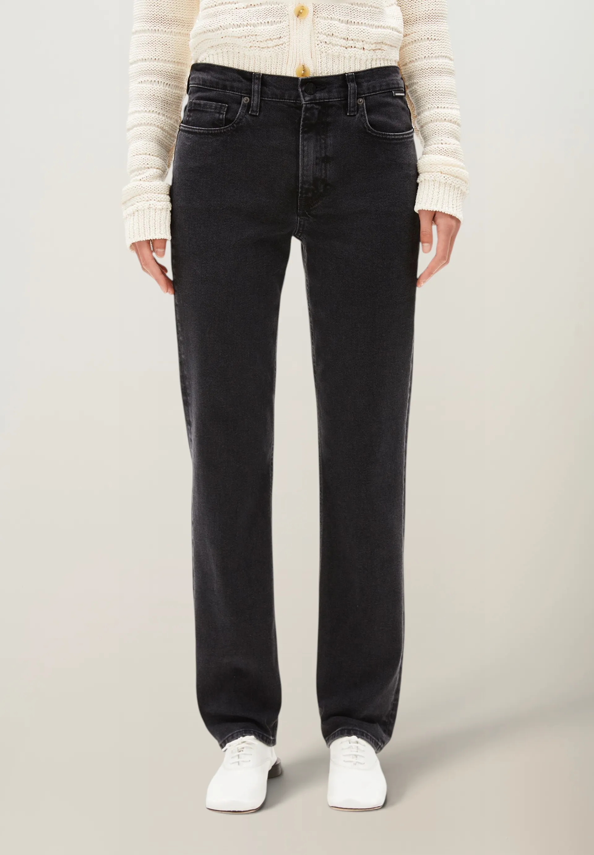 Carenaa mid straight jean - ebony, Armedangels, photo 1