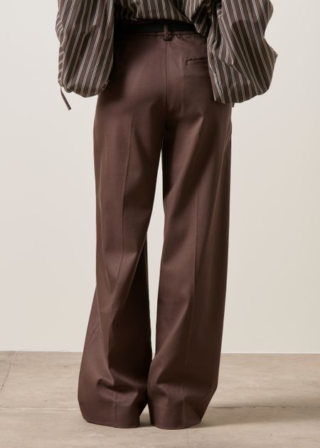 Pantalon ample en tencel | marron "Leandraa pant - claystone" - Armedangels