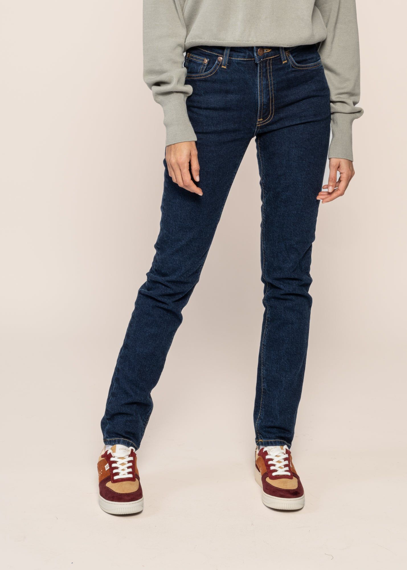 Jean slim en coton bio | bleu "mellow mae indigo rain", Nudie Jeans, photo 1