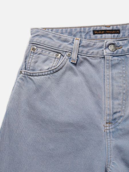 Jeans mit geradem Schnitt in Washed-Violett aus Bio-Baumwolle - lofty lo purple mist, Nudie Jeans, Foto 3