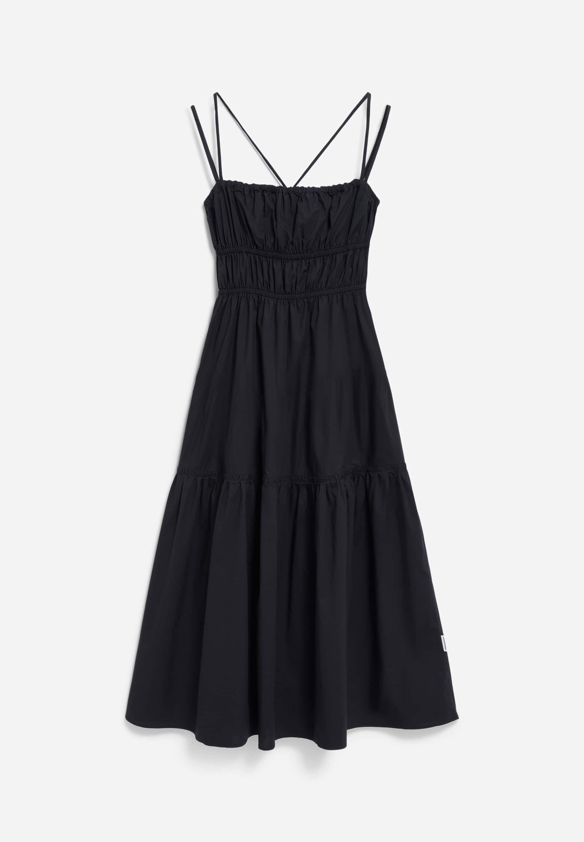 Gewebtes Kleid aus Bio-Baumwolle | Schwarz "hetmalaa - black", Armedangels, Foto 5