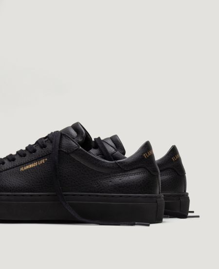 Baskets vegan en recyclé | noir "hampton court triple black", Flamingos Life, photo 4
