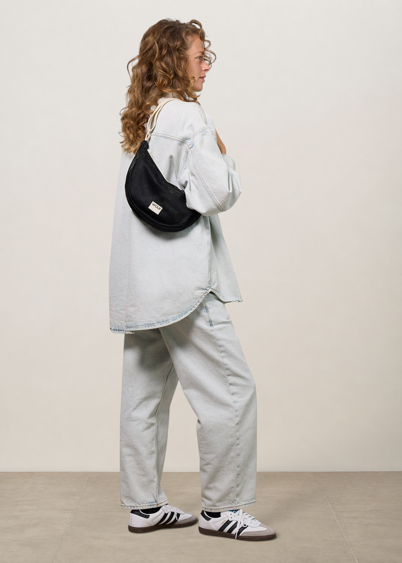 Umhängetasche | Schwarz "Onyx crossbody bag", Wouf, Foto 4