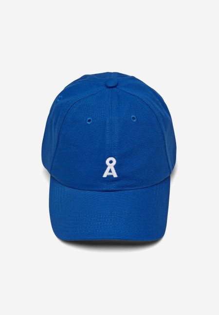 Casquette bleu klein en coton bio - yenaas bold dynamo blue