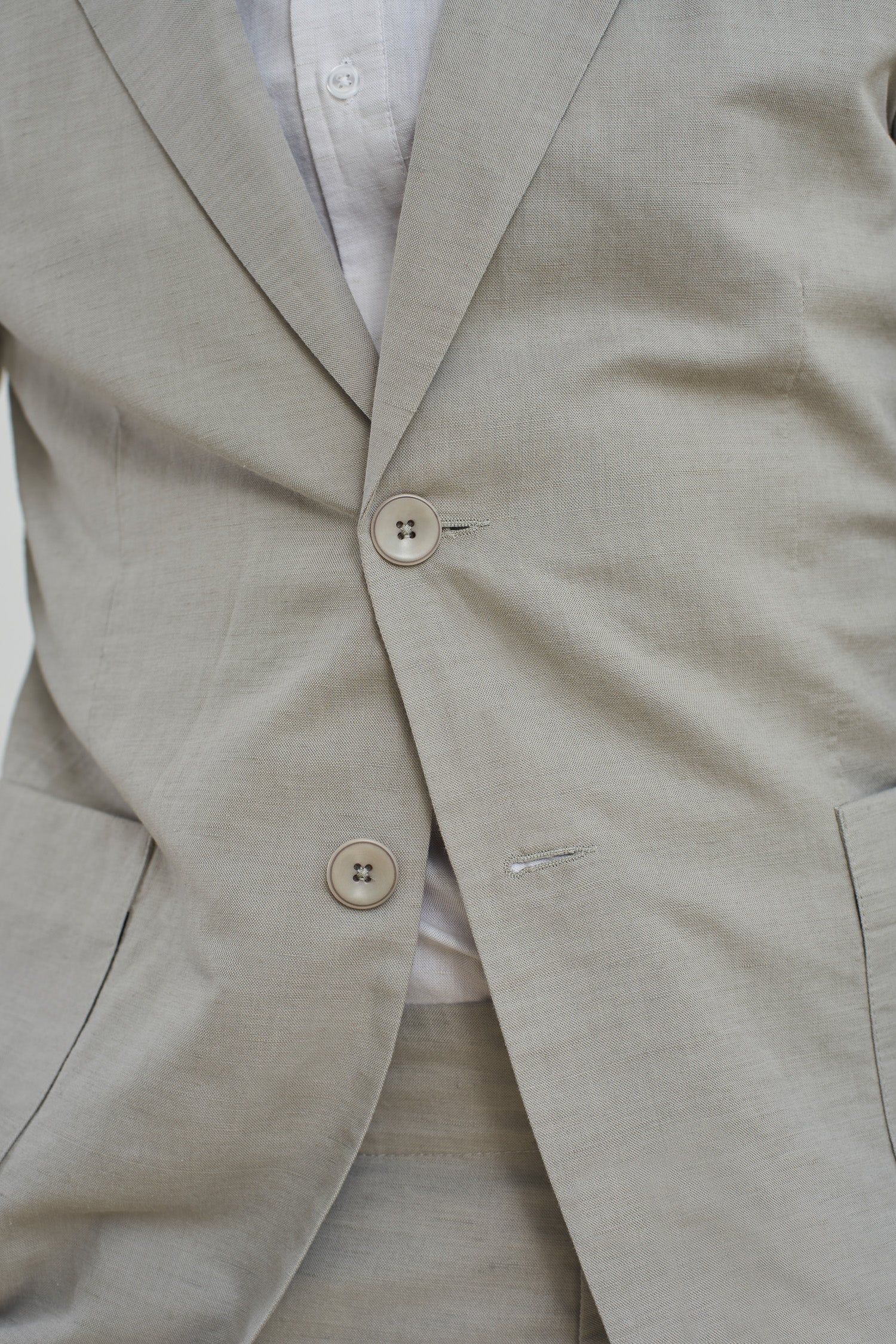 Blazer en coton bio et lin | lin naturel "enver reed linen", About Companions, photo 7