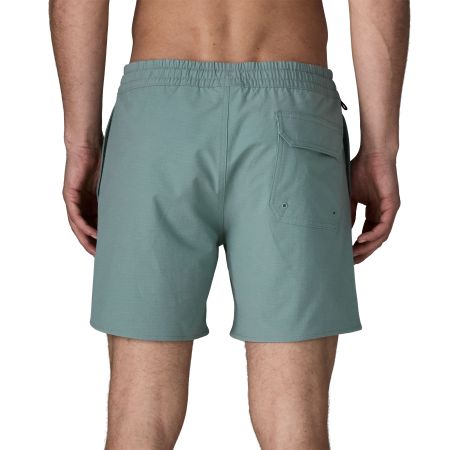 Maillot short en coton bio et matière recyclée | bleu home waters volley shorts - 16 in. - blsg - Patagonia
