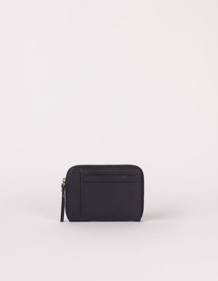 Portefeuille en cuir certifié | noir "robbie - black soft grain leather", O My Bag, photo 3