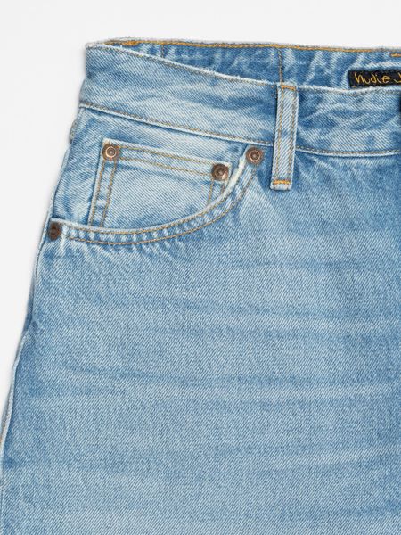 Jeans mit geradem Schnitt aus Bio-Baumwolle | blau "lofty lo blue fever", Nudie Jeans, Foto 5
