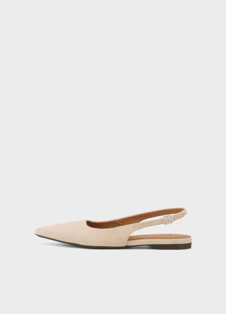 Ballerine en cuir certifié | beige "Hermine - safari" - Vagabond