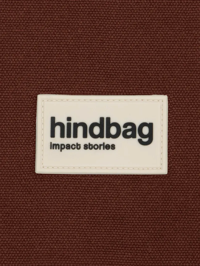 Trousse de toilette en coton bio | chocolat "leon chocolat, Hindbag, photo 2