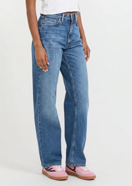 Jean droit large en coton bio | bleu "clean eileen clear skies", Nudie Jeans, photo 4