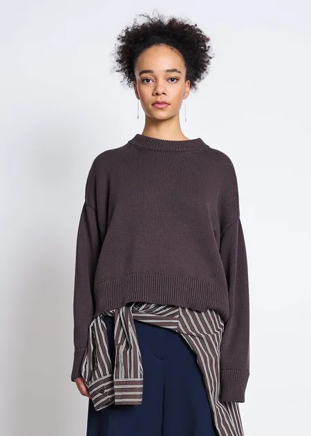 Pull oversize en coton bio, Jan'n June