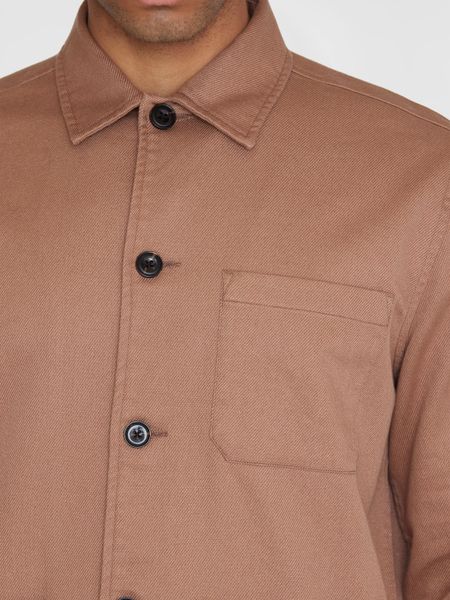 Overshirt aus Bio-Baumwoll-Twill | Braun "twill overshirt chocolate malt", Knowledge Cotton Apparel, Foto 2