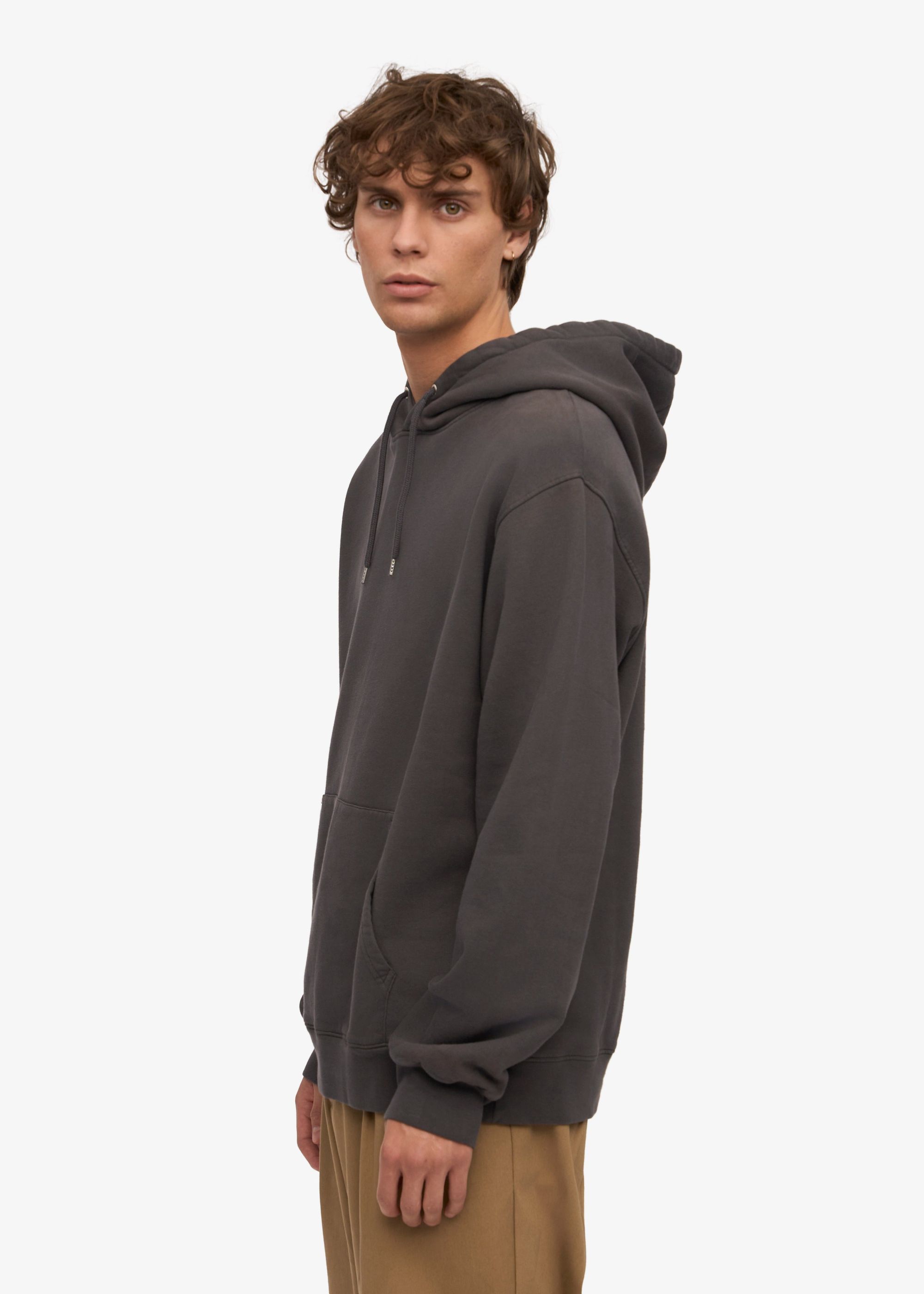 Sweat à capuche mixte en coton bio | gris "lava grey", Colorful Standard, photo 4