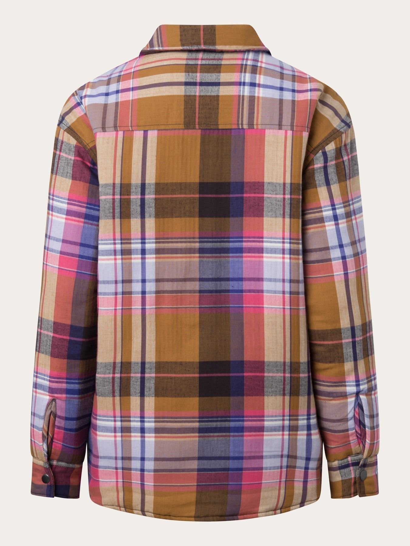 Steppjacke aus Bio-Baumwolle und recyceltem Material | Kariert "overshirt multi check", Knowledge Cotton Apparel, Foto 10